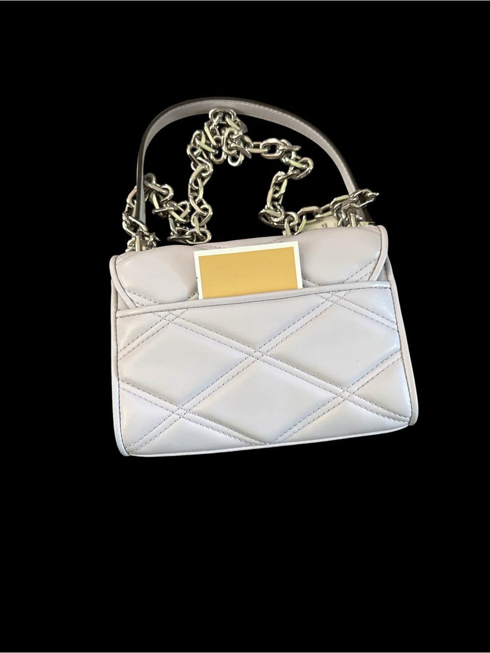 Michael By Michael Kors Light Lavender Quilted Crossbody/Handbag.  NWT - Picture 2 of 7